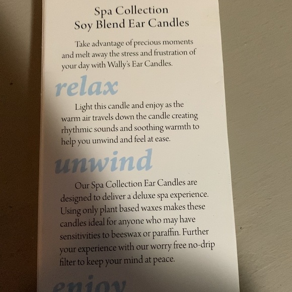 Wallys Candles, Ear, Soy Blend, Unscented, 4 Pack - Picture 4 of 10